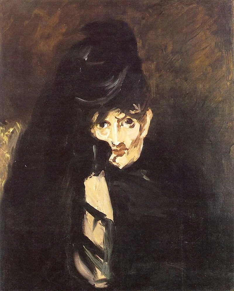 46-Édouard Manet, Berthe Morisot in lutto, 1874  